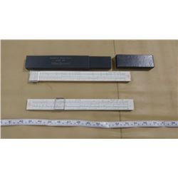 TWO SLIDE RULERS