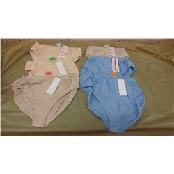 SIX PAIRS OF UNDERWEAR, ASSORTED SIZES