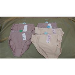 FIVE PAIRS OF UNDERWEAR, ASSORTED SIZES