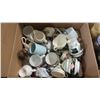 Image 1 : BOX OF ASSORTED ITEMS - MUGS, CUPS, DISHES, ETC.