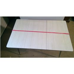 ABORITE TABLE WITH LEAF (FROM 50'S OR 60'S) - 47" X 29.5" X 29"