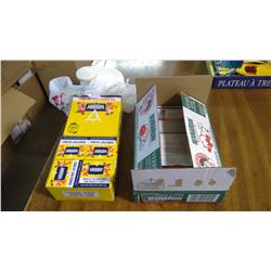 LOT OF CANNING RINGS, SMALL JARS AND STARFIT CHOPPER