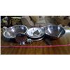 Image 1 : LARGE BOWLS AND TRAYS - 1 BOWL 20" ACROSS, 1 BOWL 16" ACROSS