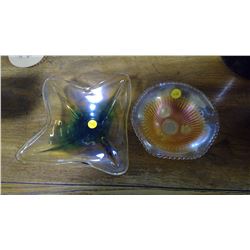 CARMEL DISH AND ASHTRAY