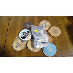 LOT OF ASSORTED COASTERS