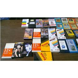 LOT OF ASSORTED VHS TAPES AND 8 TRACKS