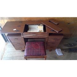 SEWING TABLE WITH SEAT