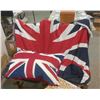 Image 3 : LAUNDRY BASKET, UNION JACK PILLOW AND BLANKET