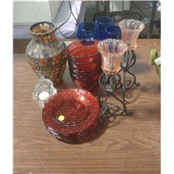 ASSORTED DÉCOR AND KITCHENWARE (BETTER LIVING PLATES-MADE IN SPAIN)