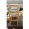 Image 1 : WICKERTOP STOOL - 30" X 13"
