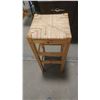 Image 2 : WICKERTOP STOOL - 30" X 13"