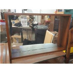 MIRRORED SHELF - 36" X 24" X 5"