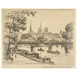 Caroline Armington 1875-1939 Canadian Signed Litho