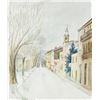 Image 1 : Maurice Utrillo French Modernist Watercolor Paper