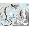 Image 1 : Le Corbusier French Swiss Modernist Oil on Canvas