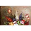 Image 3 : Still-life Acrylic on Canvas Signed M. Aaron