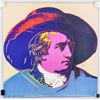 Image 2 : Andy Warhol Goethe 1982 Screen Print Signed AP7/22