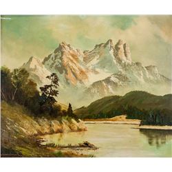 Rudolf Grossmüller Oil on Canvas/Board Landscape
