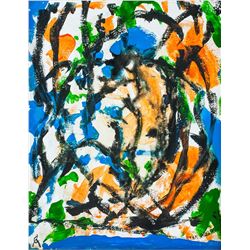 Rolf Cavael German Abstract Oil on Canvas