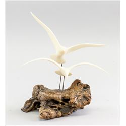 John Perry Flying Birds Sculpture