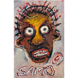 Jean-Michel Basquiat Mixed Media Provenance Letter