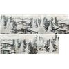 Image 1 : Yu Zhixue b.1935 Chinese Watercolor Snow Scene
