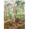 Image 1 : Winston Churchill Watercolor on Board Landscape