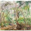 Image 4 : Winston Churchill Watercolor on Board Landscape