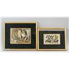 Image 10 : 4pc South Asia Mixed Media Collection of Cats