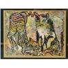 Image 11 : 4pc South Asia Mixed Media Collection of Cats