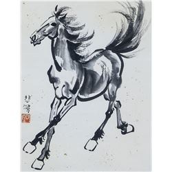 Xu Beihong 1892-1953 Chinese Ink Horse Scroll