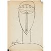 Image 1 : Amedeo Modigliani Italian Fauvist Charcoal Paper