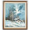 Image 1 : Helmut Striegel Winter Landscape Oil on Canvas