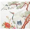 Image 3 : Chinese Embroidered Crane Panel w/Frame