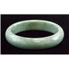 Image 2 : Chinese Green Hardstone Carved Bangle CERT