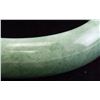 Image 4 : Chinese Green Hardstone Carved Bangle CERT