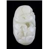 Image 1 : Chinese White Hardstone Carved Fish Toggle