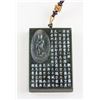 Image 1 : Chines Spinach Jade Carved Guanyin Toggle