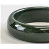 Image 2 : Green Jade Carved Bangle with Certificate