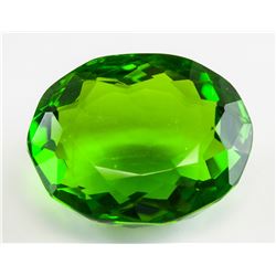 72.60ct Oval Cut Green Peridot Gemstone GGL CERT