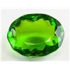 Image 1 : 72.60ct Oval Cut Green Peridot Gemstone GGL CERT