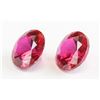 Image 2 : 1.95ct Round Cut Pinkish Red Ruby Gemstone GGL 2PC