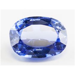 10.50ct Oval Cut Roay Blue Sapphire Gemstone GGL