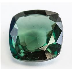 6.25ct Cushion Cut Green Sapphire Gemstone GGL