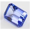Image 2 : 0.51ct Octagon Cut Blue Tanzanite Gemstone