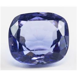 7.05ct Cushion Cut Blue Tanzanite Gemstone