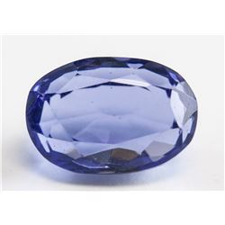 8.04ct Oval Cut Blue Tanzanite Gemstone
