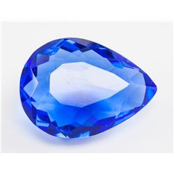 61.60ct Pear Cut Blue Topaz Gemstone GGL