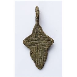 17-18th Century Russian Orthodox Bronze Cross