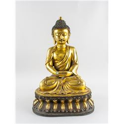 Gilt Bronze Shakyamuni Buddha Statue Yongle